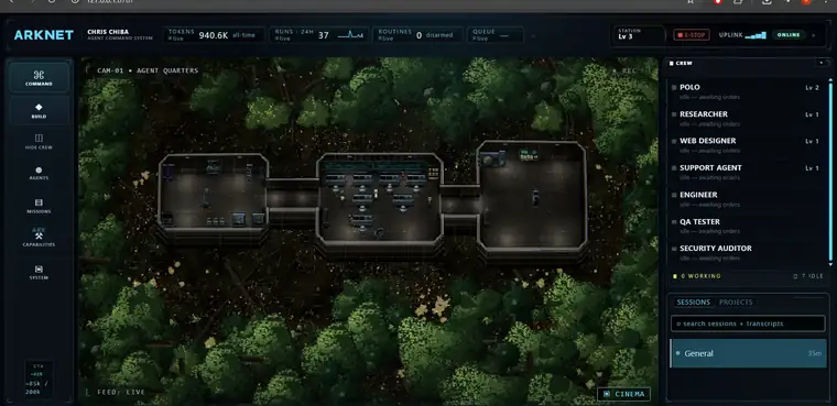ARKNET COMMAND ENVIRONMENT